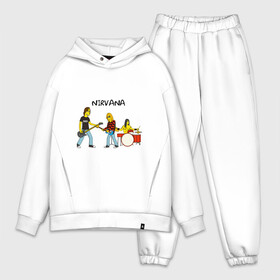 Мужской костюм хлопок OVERSIZE с принтом Nirvana в стиле simpsons в городе Новоалтайск,  |  | nirvana | simpsons | барабаны | басы | гитара | курт | курт кобейн | музыканты | мультик | нирвана | рок | симпсоны