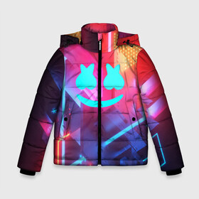 Зимняя куртка для мальчиков 3D с принтом Marshmello в городе Новоалтайск, ткань верха — 100% полиэстер; подклад — 100% полиэстер, утеплитель — 100% полиэстер | длина ниже бедра, удлиненная спинка, воротник стойка и отстегивающийся капюшон. Есть боковые карманы с листочкой на кнопках, утяжки по низу изделия и внутренний карман на молнии. 

Предусмотрены светоотражающий принт на спинке, радужный светоотражающий элемент на пуллере молнии и на резинке для утяжки | christopher comstock | dj | marshmello | music | диджей | клубная музыка | клубняк | крис комсток | логотип | маршмэллоу | музыка