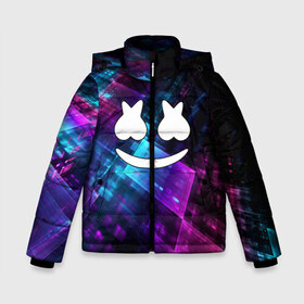 Зимняя куртка для мальчиков 3D с принтом Marshmello в городе Новоалтайск, ткань верха — 100% полиэстер; подклад — 100% полиэстер, утеплитель — 100% полиэстер | длина ниже бедра, удлиненная спинка, воротник стойка и отстегивающийся капюшон. Есть боковые карманы с листочкой на кнопках, утяжки по низу изделия и внутренний карман на молнии. 

Предусмотрены светоотражающий принт на спинке, радужный светоотражающий элемент на пуллере молнии и на резинке для утяжки | christopher comstock | dj | marshmello | music | диджей | клубная музыка | клубняк | крис комсток | логотип | маршмэллоу | музыка