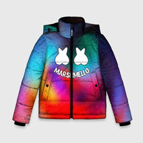Зимняя куртка для мальчиков 3D с принтом Marshmello 2019 в городе Новоалтайск, ткань верха — 100% полиэстер; подклад — 100% полиэстер, утеплитель — 100% полиэстер | длина ниже бедра, удлиненная спинка, воротник стойка и отстегивающийся капюшон. Есть боковые карманы с листочкой на кнопках, утяжки по низу изделия и внутренний карман на молнии. 

Предусмотрены светоотражающий принт на спинке, радужный светоотражающий элемент на пуллере молнии и на резинке для утяжки | christopher comstock | dj | marshmello | music | диджей | клубная музыка | клубняк | крис комсток | логотип | маршмэллоу | музыка