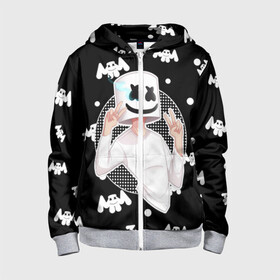 Детская толстовка 3D на молнии с принтом Marshmello в городе Новоалтайск, 100% полиэстер |  манжеты и пояс оформлены широкой мягкой резинкой, двухслойный капюшон со шнурком для регулировки, спереди карманы и застежка-молния
 | alone | beautiful now | disc | dj | jockey | marshmallow | американский | диджей | дискотека | маршмэллоу | продюсер