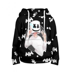 Детская толстовка 3D с принтом Marshmello в городе Новоалтайск, 100% полиэстер | двухслойный капюшон со шнурком для регулировки, мягкие манжеты на рукавах и по низу толстовки, спереди карман-кенгуру с мягким внутренним слоем | alone | beautiful now | disc | dj | jockey | marshmallow | американский | диджей | дискотека | маршмэллоу | продюсер