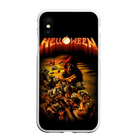 Чехол для iPhone XS Max матовый с принтом Helloween в городе Новоалтайск, Силикон | Область печати: задняя сторона чехла, без боковых панелей | heavy metal | helloween | metal | группа | метал | музыка | пауэр метал | рок | хэви метал