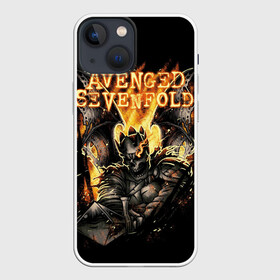 Чехол для iPhone 13 mini с принтом Avenged Sevenfold в городе Новоалтайск,  |  | a7x | avenged sevenfold | heavy metal | metal | группы | метал | музыка | прогрессивный метал | рок | хард рок | хэви метал
