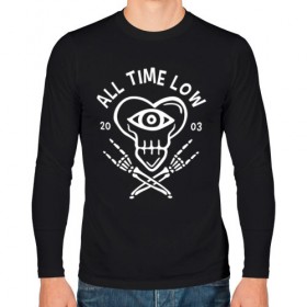 Мужской лонгслив хлопок с принтом All Time Low в городе Новоалтайск, 100% хлопок |  | all time low | atl | future hearts | young renegade | альтернативный рок | группы | музыка | панк рок | поп панк | поп рок | рок