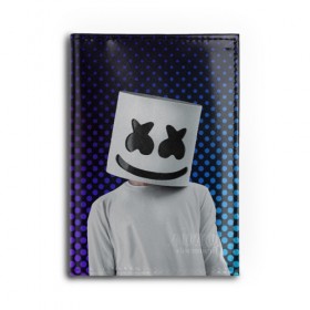 Обложка для автодокументов с принтом MARSHMELLO в городе Новоалтайск, натуральная кожа |  размер 19,9*13 см; внутри 4 больших “конверта” для документов и один маленький отдел — туда идеально встанут права | Тематика изображения на принте: marsh | marshmallow | marshmello | marshmelo | mello | music | smile | диджей | лого | маршмеллов | маршмеллоу | маршмеллу | маршмело | маршмелов | маршмелоу | музыка | музыкант | рожица | трэп | улыбка | хаус