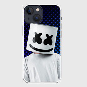 Чехол для iPhone 13 mini с принтом MARSHMELLO в городе Новоалтайск,  |  | marsh | marshmallow | marshmello | marshmelo | mello | music | smile | диджей | лого | маршмеллов | маршмеллоу | маршмеллу | маршмело | маршмелов | маршмелоу | музыка | музыкант | рожица | трэп | улыбка | хаус