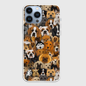 Чехол для iPhone 13 Pro Max с принтом Собаки в городе Новоалтайск,  |  | Тематика изображения на принте: бульдог | вельшкорги | весёлые | гончая | графика | далматинец | добрые | домашние | животные | иллюстрация | картинка | кинолог | коллаж | колли | лайка | мастиф | мода | молодежная | п | пемброк