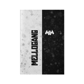 Обложка для паспорта матовая кожа с принтом MELLOGANG в городе Новоалтайск, натуральная матовая кожа | размер 19,3 х 13,7 см; прозрачные пластиковые крепления | Тематика изображения на принте: gang | marsh | marshmallow | marshmello | marshmelo | mello | mellogang | music | диджей | лого | маршмеллов | маршмеллоу | маршмеллу | маршмело | маршмелов | маршмелоу | музыка | музыкант | трэп | улыбка | хаус