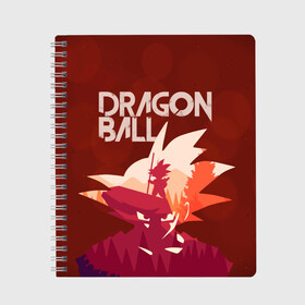 Тетрадь с принтом Dragon ball в городе Новоалтайск, 100% бумага | 48 листов, плотность листов — 60 г/м2, плотность картонной обложки — 250 г/м2. Листы скреплены сбоку удобной пружинной спиралью. Уголки страниц и обложки скругленные. Цвет линий — светло-серый
 | 23 | 8 | z | аниме | болл | вип | дзютсу | дизайн | драгон | драконий | жемчуг | з | мальчик | мода | мужчина | мульт | нинздя | новинка | новый год | подарок | стритвир | топ | тренд