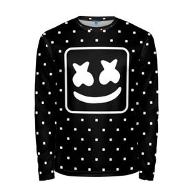 Мужской лонгслив 3D с принтом MARSHMELLO в городе Новоалтайск, 100% полиэстер | длинные рукава, круглый вырез горловины, полуприлегающий силуэт | marsh | marshmallow | marshmello | marshmelo | mello | music | smile | диджей | лого | маршмеллов | маршмеллоу | маршмеллу | маршмело | маршмелов | маршмелоу | музыка | музыкант | рожица | трэп | улыбка | хаус