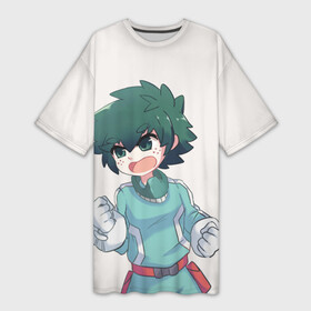 Платье-футболка 3D с принтом Fight в городе Новоалтайск,  |  | anime | boku no hero academia | izuku midoriya | katsuki bakugou | my hero academia | superhero | аниме | кацуки бакуго | мидория изуку | моя геройская академия | супергерои
