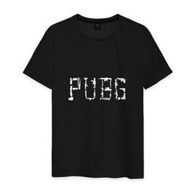 Мужская футболка хлопок с принтом PUBG в городе Новоалтайск, 100% хлопок | прямой крой, круглый вырез горловины, длина до линии бедер, слегка спущенное плечо. | Тематика изображения на принте: playerunknown s battlegrounds | pubg | pubg lite. | пабг