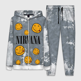 Женский костюм 3D с принтом NIRVANA в городе Новоалтайск,  |  | nirvana | альтернативный рок | гранж | группа | курт кобейн | логотип нирвана | музыка | нирвана | песни | рок