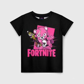 Детская футболка 3D с принтом Fortnite в городе Новоалтайск, 100% гипоаллергенный полиэфир | прямой крой, круглый вырез горловины, длина до линии бедер, чуть спущенное плечо, ткань немного тянется | fortnite | save | the | world | битва | борьба | зомби | королевская | оружие | скины | стратегия | фортнайт