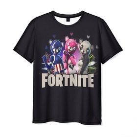 Мужская футболка 3D с принтом Fortnite в городе Новоалтайск, 100% полиэфир | прямой крой, круглый вырез горловины, длина до линии бедер | fortnite | save | the | world | битва | борьба | зомби | королевская | оружие | скины | стратегия | фортнайт