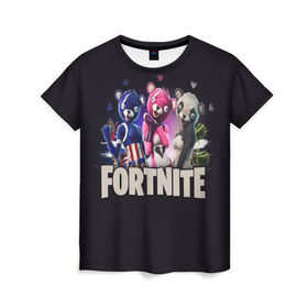 Женская футболка 3D с принтом Fortnite в городе Новоалтайск, 100% полиэфир ( синтетическое хлопкоподобное полотно) | прямой крой, круглый вырез горловины, длина до линии бедер | fortnite | save | the | world | битва | борьба | зомби | королевская | оружие | скины | стратегия | фортнайт
