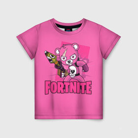 Детская футболка 3D с принтом Fortnite в городе Новоалтайск, 100% гипоаллергенный полиэфир | прямой крой, круглый вырез горловины, длина до линии бедер, чуть спущенное плечо, ткань немного тянется | fortnite | save | the | world | битва | борьба | зомби | королевская | оружие | скины | стратегия | фортнайт