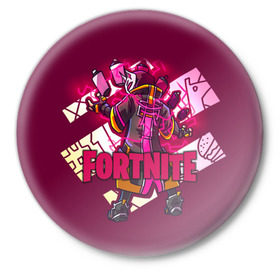 Значок с принтом Fortnite в городе Новоалтайск,  металл | круглая форма, металлическая застежка в виде булавки | fortnite | save | the | world | битва | борьба | зомби | королевская | оружие | скины | стратегия | фортнайт