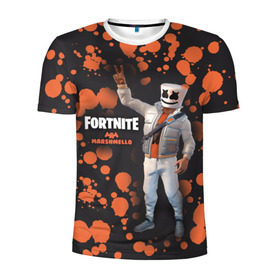 Мужская футболка 3D спортивная с принтом Fortnite Marshmello в городе Новоалтайск, 100% полиэстер с улучшенными характеристиками | приталенный силуэт, круглая горловина, широкие плечи, сужается к линии бедра | fortnite | marshmallow | save | the | world | битва | борьба | зомби | королевская | маршмэллоу | стратегия | фортнайт