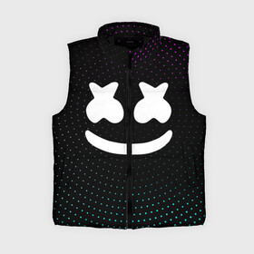 Женский жилет утепленный 3D с принтом MARSHMELLO Black в городе Новоалтайск,  |  | black | marsh | marshmallow | marshmello | marshmelo | mello | music | smile | диджей | лого | маршмеллов | маршмеллоу | маршмеллу | маршмело | маршмелов | маршмелоу | музыка | музыкант | трэп | улыбка | хаус