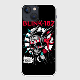 Чехол для iPhone 13 mini с принтом Blink 182 в городе Новоалтайск,  |  | Тематика изображения на принте: punk | группы | кролик | музыка | панк