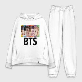 Женский костюм хлопок Oversize с принтом BTS в городе Новоалтайск,  |  | bts | j hope | jimin | jin | jungkook | rap monster | rm | suga | бтс | ви | группа | джей хоуп | корейская | музыка | рэп монстр | сюга | чимин | чин | чонгук | шуга