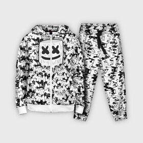 Детский костюм 3D с принтом MARSHMELLO в городе Новоалтайск,  |  | fortnite marshmello | friend marshmello | happy marshmello | marshmallow anne | marshmello | marshmello bastille | marshmello marie | spotlight marshmello.