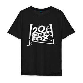 Мужская футболка хлопок Oversize с принтом 20th Century Fox_2 в городе Новоалтайск, 100% хлопок | свободный крой, круглый ворот, “спинка” длиннее передней части | 20 век фокс | 20th century fox | киностудия