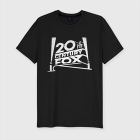 Мужская футболка хлопок Slim с принтом 20th Century Fox_2 в городе Новоалтайск, 92% хлопок, 8% лайкра | приталенный силуэт, круглый вырез ворота, длина до линии бедра, короткий рукав | 20 век фокс | 20th century fox | киностудия