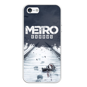 Чехол для iPhone 5/5S матовый с принтом METRO EXODUS в городе Новоалтайск, Силикон | Область печати: задняя сторона чехла, без боковых панелей | 2033 | artem | exodus | fps | game | games | last | light | metro | moscow | russia | shooter | stalker | winter | артем | зима | игра | игры | исход | метро | москва | последнее | россия | сталкер | убежище | шутер