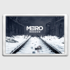 Магнит 45*70 с принтом METRO: EXODUS в городе Новоалтайск, Пластик | Размер: 78*52 мм; Размер печати: 70*45 | 2033 | artem | exodus | fps | game | games | last | light | metro | moscow | russia | shooter | stalker | winter | артем | зима | игра | игры | исход | метро | москва | последнее | россия | сталкер | убежище | шутер