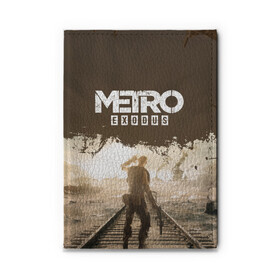 Обложка для автодокументов с принтом METRO: EXODUS - Пустыня в городе Новоалтайск, натуральная кожа |  размер 19,9*13 см; внутри 4 больших “конверта” для документов и один маленький отдел — туда идеально встанут права | Тематика изображения на принте: 2033 | artem | exodus | fps | game | games | last | light | metro | moscow | russia | shooter | stalker | winter | артем | зима | игра | игры | исход | метро | москва | последнее | россия | сталкер | убежище | шутер
