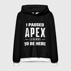 Мужская толстовка 3D с принтом Apex Legends в городе Новоалтайск, 100% полиэстер | двухслойный капюшон со шнурком для регулировки, мягкие манжеты на рукавах и по низу толстовки, спереди карман-кенгуру с мягким внутренним слоем. | apex | apex legends | battle royale | br | games | new | titanfall | ttf | апекс легенд | бангалор | батл рояль | бладхаунд | игры | каустик | лайфлайн | мираж | рэйф | тайтанфол | титанфол