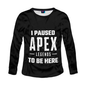 Женский лонгслив 3D с принтом Apex Legends в городе Новоалтайск, 100% полиэстер | длинные рукава, круглый вырез горловины, полуприлегающий силуэт | apex | apex legends | battle royale | br | games | new | titanfall | ttf | апекс легенд | бангалор | батл рояль | бладхаунд | игры | каустик | лайфлайн | мираж | рэйф | тайтанфол | титанфол