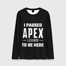 Мужской лонгслив 3D с принтом Apex Legends в городе Новоалтайск, 100% полиэстер | длинные рукава, круглый вырез горловины, полуприлегающий силуэт | apex | apex legends | battle royale | br | games | new | titanfall | ttf | апекс легенд | бангалор | батл рояль | бладхаунд | игры | каустик | лайфлайн | мираж | рэйф | тайтанфол | титанфол