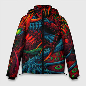 Мужская зимняя куртка 3D с принтом CS GOHYPER BEAST в городе Новоалтайск, верх — 100% полиэстер; подкладка — 100% полиэстер; утеплитель — 100% полиэстер | длина ниже бедра, свободный силуэт Оверсайз. Есть воротник-стойка, отстегивающийся капюшон и ветрозащитная планка. 

Боковые карманы с листочкой на кнопках и внутренний карман на молнии. | Тематика изображения на принте: awp | counter strike | cyber sport | game | hyper beast | skin | sport | авп | игры | скин | скоростной зверь