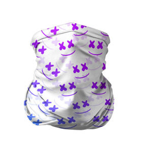 Бандана-труба 3D с принтом MARSHMELLO в городе Новоалтайск, 100% полиэстер, ткань с особыми свойствами — Activecool | плотность 150‒180 г/м2; хорошо тянется, но сохраняет форму | dj | marshmello | usa | америка | клубная музыка | маршмелло | музыка | музыкант
