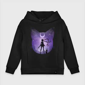Детское худи Oversize хлопок с принтом Pretty Soldier Sailor Moon в городе Новоалтайск, френч-терри — 70% хлопок, 30% полиэстер. Мягкий теплый начес внутри —100% хлопок | боковые карманы, эластичные манжеты и нижняя кромка, капюшон на магнитной кнопке | luna | night tokyo | princess serenity | sailor moon | usagi tsukino | луна | сейлор мун