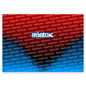 Поздравительная открытка с принтом ROBLOX в городе Новоалтайск, 100% бумага | плотность бумаги 280 г/м2, матовая, на обратной стороне линовка и место для марки
 | Тематика изображения на принте: roblox | roblox com | roblox gaming | roblox simulator | роблокс | роблокс roblox.