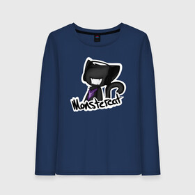 Женский лонгслив хлопок с принтом Monstercat в городе Новоалтайск, 100% хлопок |  | monstercat | клуб | клубная музыка | кот | котенок | кошка | лейбл | монстар | монстар кет | монстер | музыка | танцевальная музыка | электронная | электронная музыка