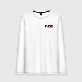 Мужской лонгслив хлопок с принтом MASS EFFECT N7 | МАСС ЭФФЕКТ Н7 в городе Новоалтайск, 100% хлопок |  | n7 | броня | костюм | масс эффект | н7 | стальная броня | шепард