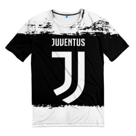 Мужская футболка 3D с принтом Juventus в городе Новоалтайск, 100% полиэфир | прямой крой, круглый вырез горловины, длина до линии бедер | juventus | европа | игровая форма | игрок | италия | матч | спорт | спорт клуб | турин | футбол | футбольная форма | футбольный клуб | ювентус