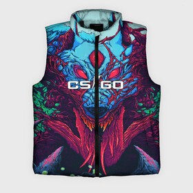 Мужской жилет утепленный 3D с принтом hyper beast в городе Новоалтайск,  |  | awp | counter strike | cyber sport | game | hyper beast | skin | sport | авп | игры | скин | скоростной зверь