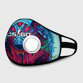 Маска из неопрена с принтом hyper beast в городе Новоалтайск, неопрен 100% | Форма огибающая нос. Резинки для ушей с дополнительной резинкой на затылке. Клапан для выдоха для активного дыхания при занятиях спортом. Эластичный материал маски и окантовки для лучшего растяжения и прилегания маски.  | Тематика изображения на принте: awp | counter strike | cyber sport | game | hyper beast | skin | sport | авп | игры | скин | скоростной зверь