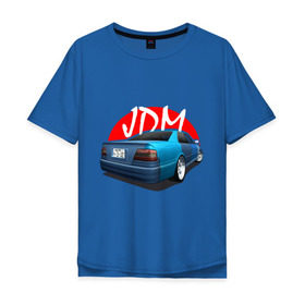 Мужская футболка хлопок Oversize с принтом Chaser JZX100 v2 в городе Новоалтайск, 100% хлопок | свободный крой, круглый ворот, “спинка” длиннее передней части | 1jz gte | 2jz gte | chaser | jdm | jzx | jzx100 | mark2 | tourerv | toyota | маркивалят | пушкадвушка | турикпесня
