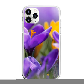 Чехол для iPhone 11 Pro матовый с принтом Фиолетовые цветы в городе Новоалтайск, Силикон |  | Тематика изображения на принте: бабушке | девочке | девушке | дочке | желтые цветы | женщине | маме | подруге | природа | розовые цветы | розы | сестре | теще | тюльпаны | цветы