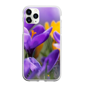 Чехол для iPhone 11 Pro Max матовый с принтом Фиолетовые цветы в городе Новоалтайск, Силикон |  | Тематика изображения на принте: бабушке | девочке | девушке | дочке | желтые цветы | женщине | маме | подруге | природа | розовые цветы | розы | сестре | теще | тюльпаны | цветы