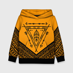 Детская толстовка 3D с принтом native american в городе Новоалтайск, 100% полиэстер | двухслойный капюшон со шнурком для регулировки, мягкие манжеты на рукавах и по низу толстовки, спереди карман-кенгуру с мягким внутренним слоем | boho | ethno | indians | native american | ttibal | америка | бохо | индейцы | орнамент | перья | стрела | трибал | узор | этника