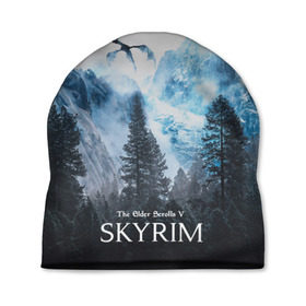 Шапка 3D с принтом Skyrim в городе Новоалтайск, 100% полиэстер | универсальный размер, печать по всей поверхности изделия | skyrim | игры | скайрим